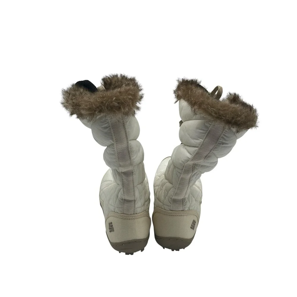 Columbia Womens Heavenly Shorty Omni-Heat Winter Boots White Size 7